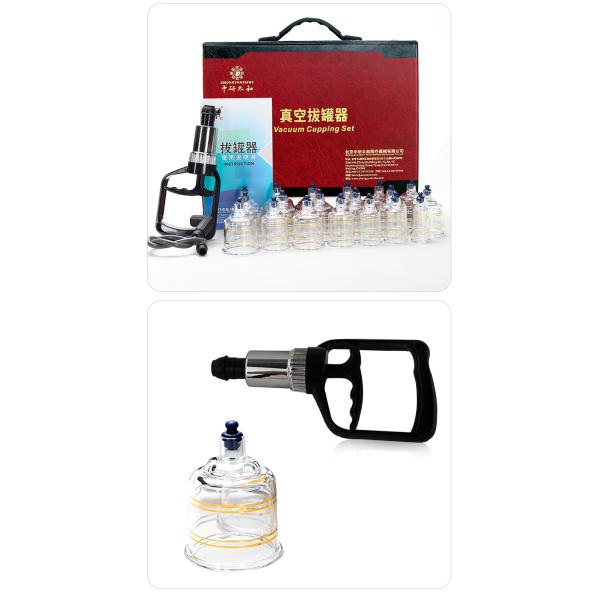 Physical Therapy 19Pcs Cellulite Suction Cup Vacuum Cupping Massage Set