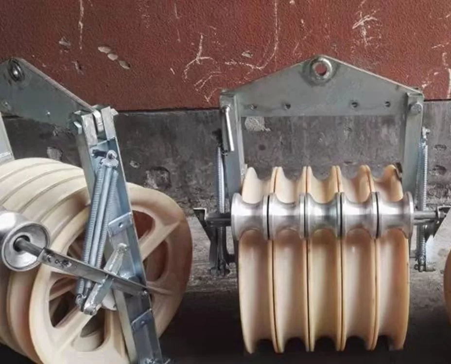 Large Diameter Stringing Power Block Cable Pulley Block