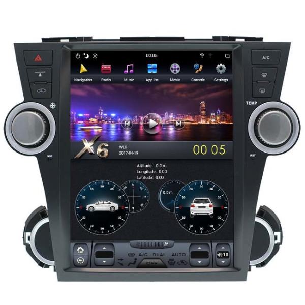 Quality 2013 Toyota Highlander Android Head Unit PX6 12.1 inch Navigation System for sale