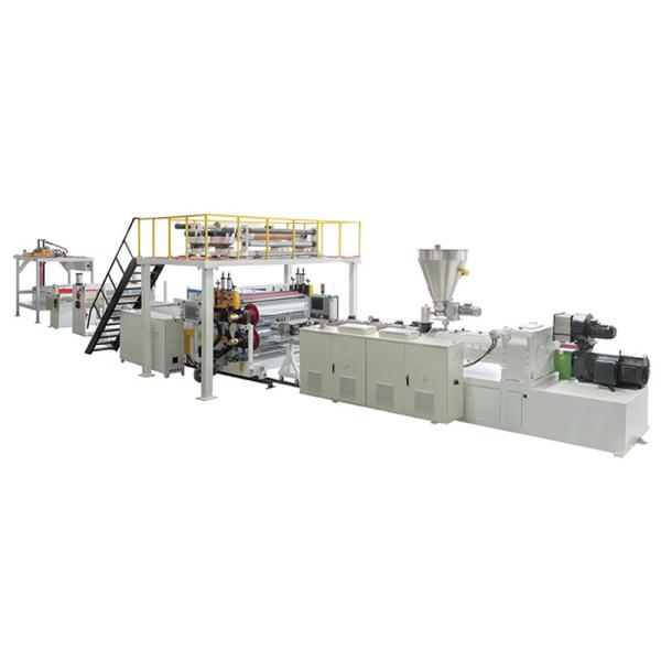 700kg/H Twin Wall Hollow Roofing PVC Floor Extruder Spc Complete Flooring Line Machine
