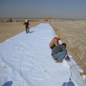 Non Woven Geotextile Fabric PP PET Short Fiber Geotextile for Geotechnical Engineering