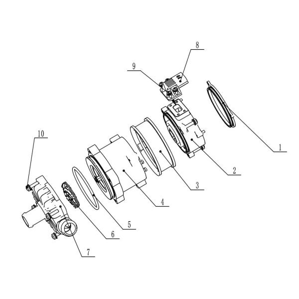 Aluminum Alloy 12v Automotive Electric Water Pumps For Hybrid Electrical Vehicle