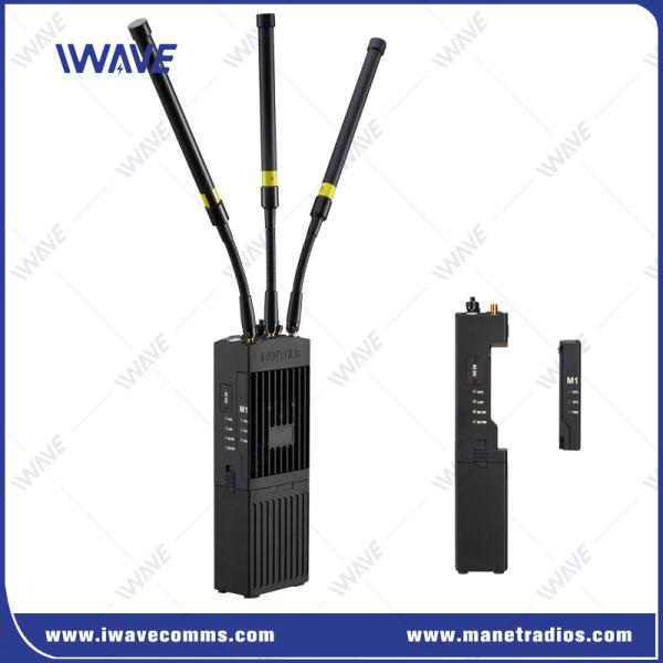 Quality NLOS 3km Cofdm Tactical 2x2 MIMO Radios Wireless Hd Handheld Video Transmitter for sale