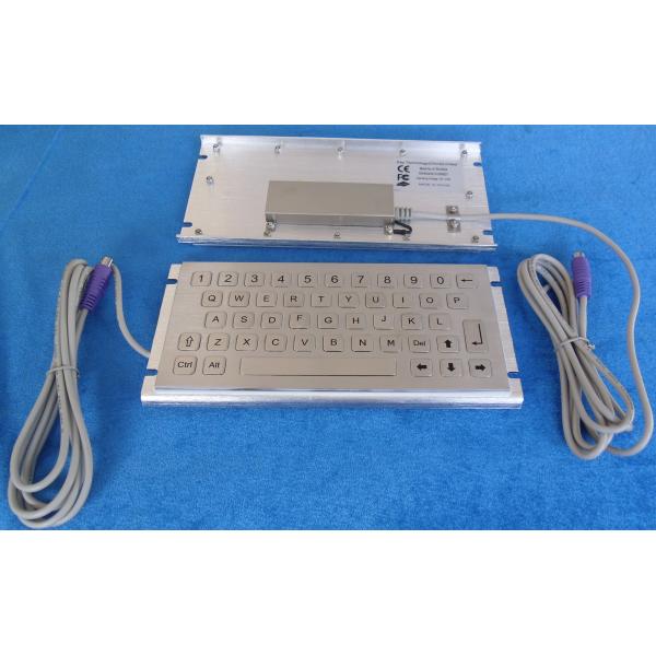 Mini size ruggedized keyboard with 47key for rear panel mount metallic keyboard