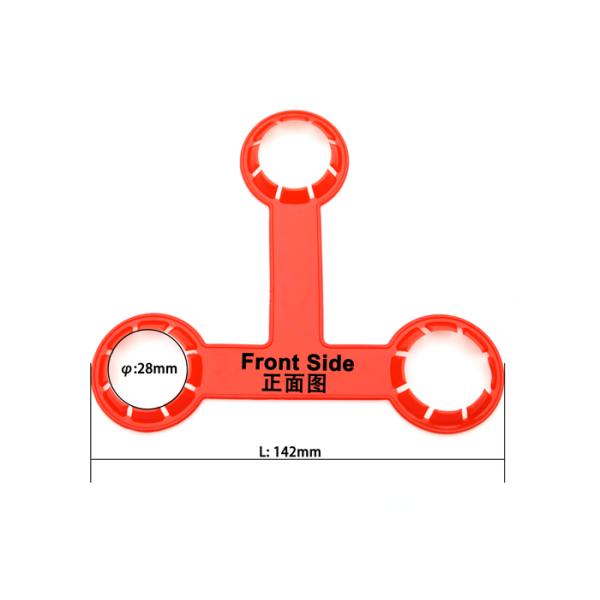 RoHs HDPE Plastic Bottle Handles For 28-33mm Bottle Neck Holder