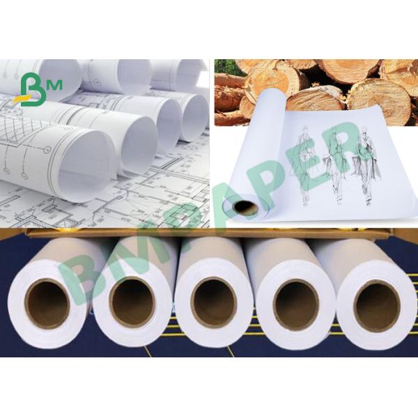 36" X 150' 20lb CAD Paper Rolls Plotter Paper Wide Format Inkjet Bond