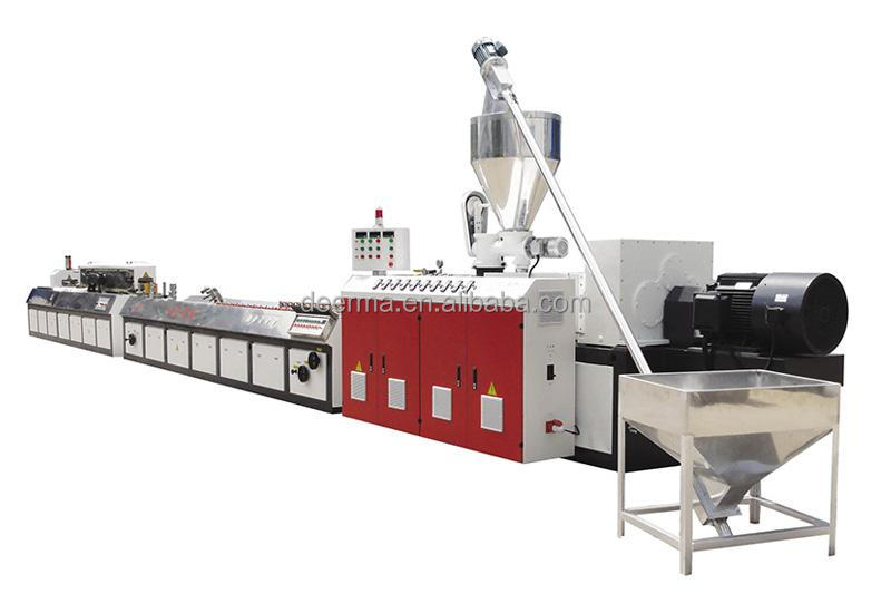 Twin Screw PVC Cable Trunk Making Machine for Speed Production