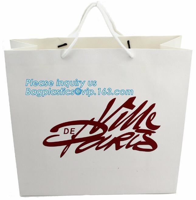 Custom paper bag with handle coated white paper bag printing pattern flower carrier bag,Flower carrier paper bags with d