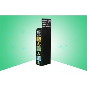 Beer / Drinks Pos Cardboard Display Stands High Strength Easy Assembling