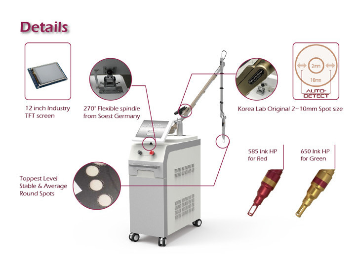 Eliminink tattoo removal nd yag laser working principle q-switched laser for brown spots