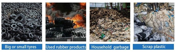 Automatic 5-15TPD waste tyre pyrolysis machine Waste Plastic Pyrolysis to Fuel Oil Equipment