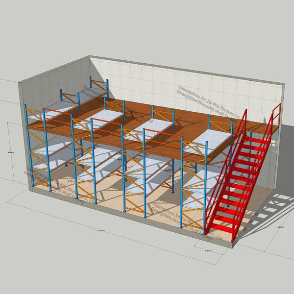 Q235B Mezzanine Racking System 5000kg Structural Steel Mezzanine