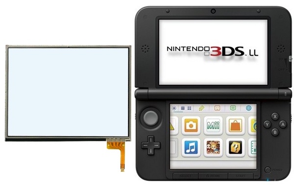 3H Hardness Glass Touch Screen Sensitive Endurable Game Consoles Black Frame