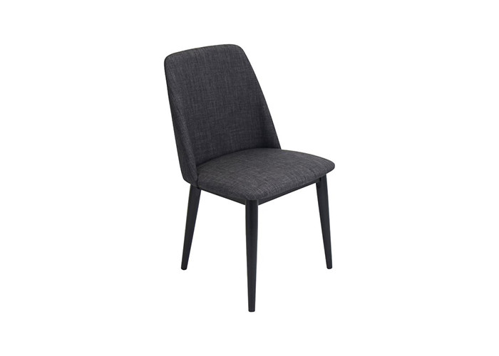 China Powder Metal Leg Fabric 560mm 820mm Modern Leisure Chair wholesale