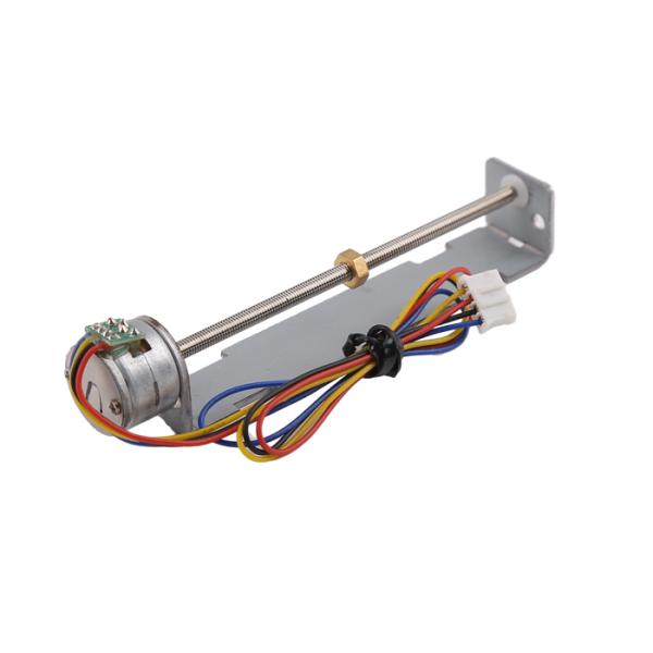 8V Small Slider Stepper Motor 15mm Trapezoidal Screw With Hexagonal Nut