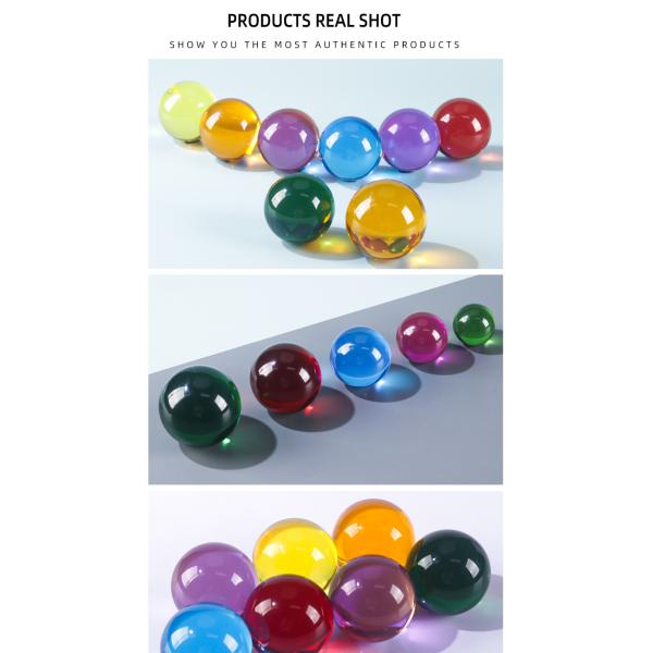 120g Resin Ball Clear Transparent Play Juggling Balls