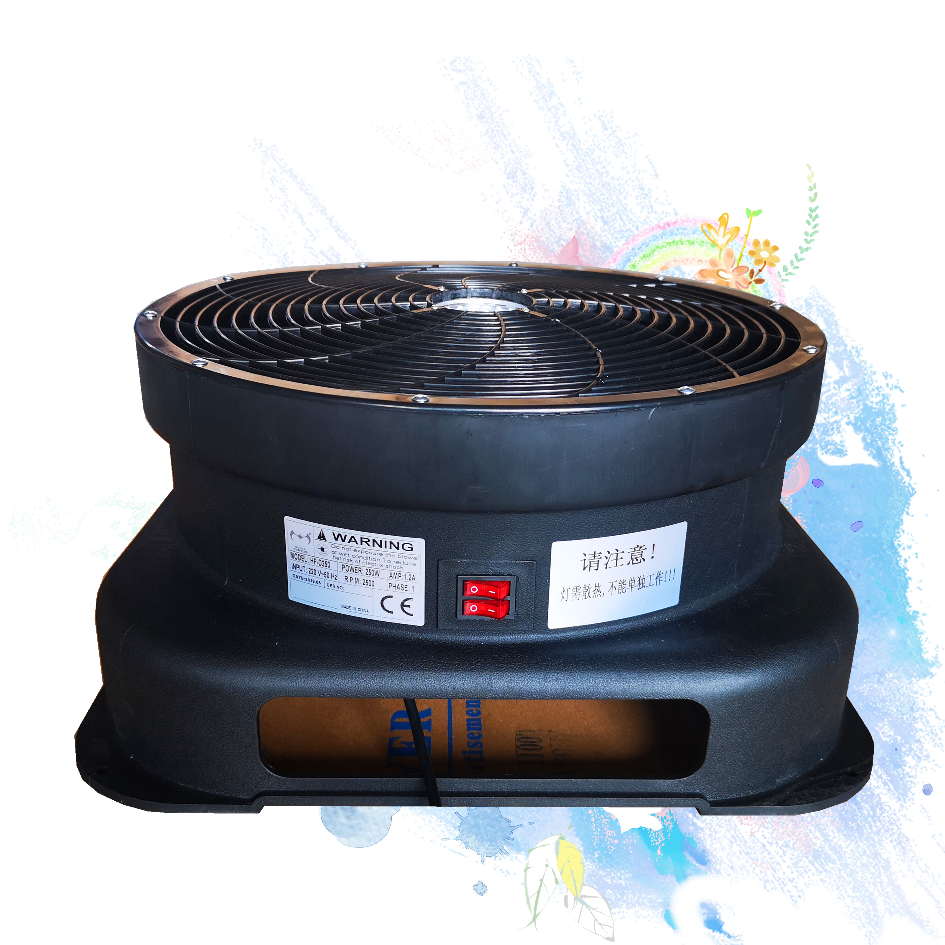 Economic Air Dancer Blower Fan , Blow Up Advertising Man Cute Style
