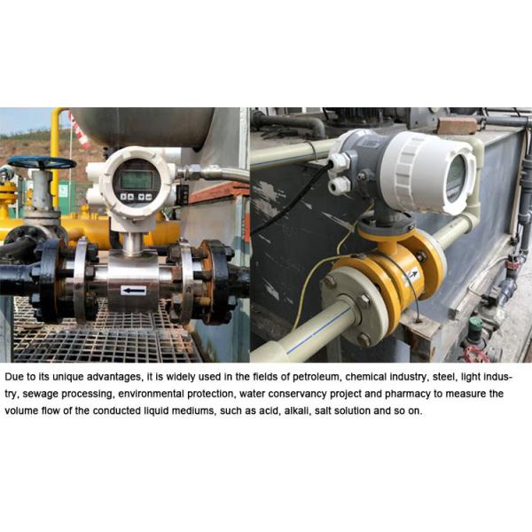 Flow Rate 50Pa~10MPa Electromagnetic Flow Meter LCD Display Fischer Porter