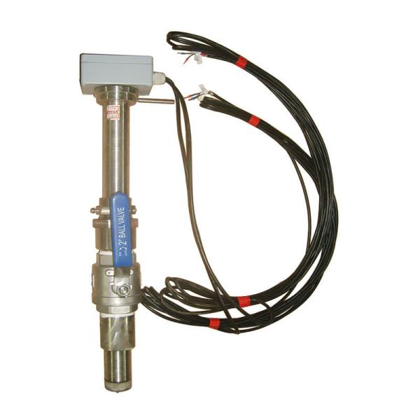 Insertion type electromagnetic flow meter MT100E series 24VDC 0.5% accuracy PTFE