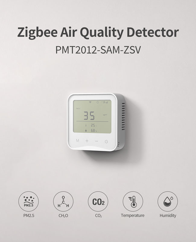 Multifunction WiFi Air Quality Sensor PM1.0 TVOC Smart Home Air Quality Sensor