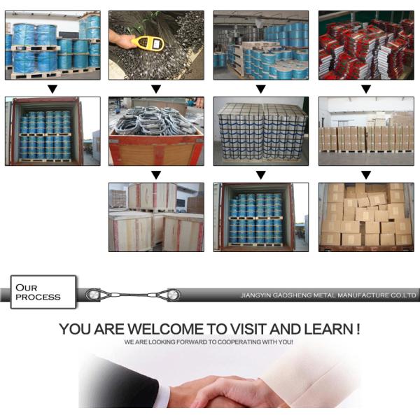 3.2mm Diameter High Strength Paradropping Soft Eye Eye Steel Wire Rope Sling