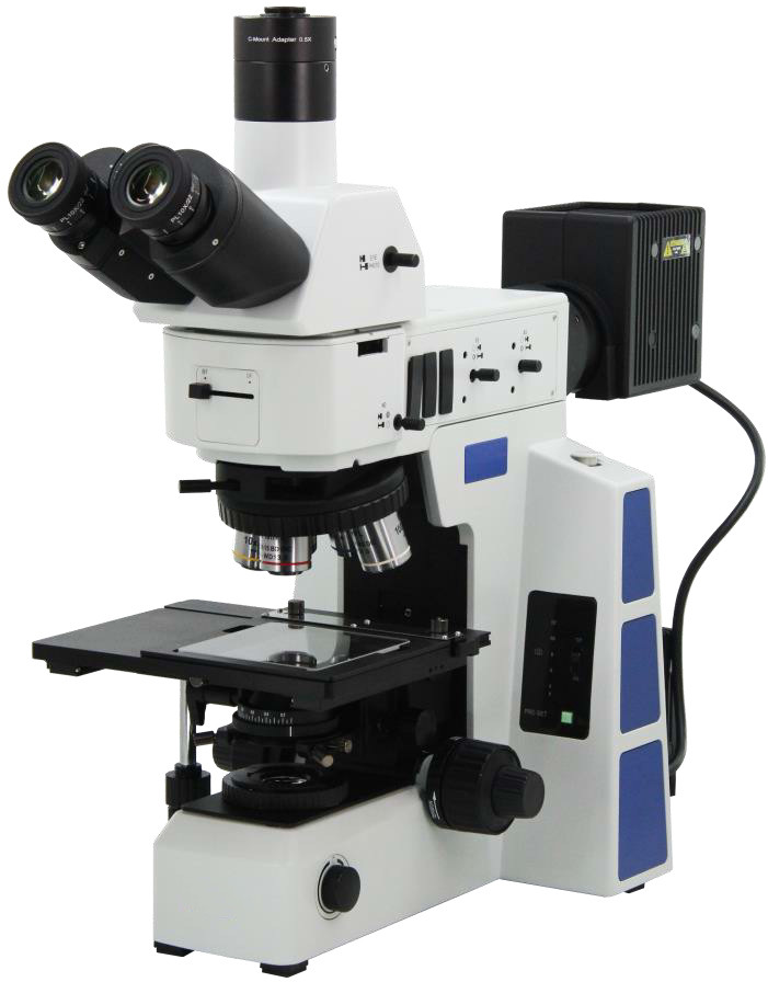 Trinocular Dark Field Microscope Optical Camera 50X Objective DIC Metallurgical