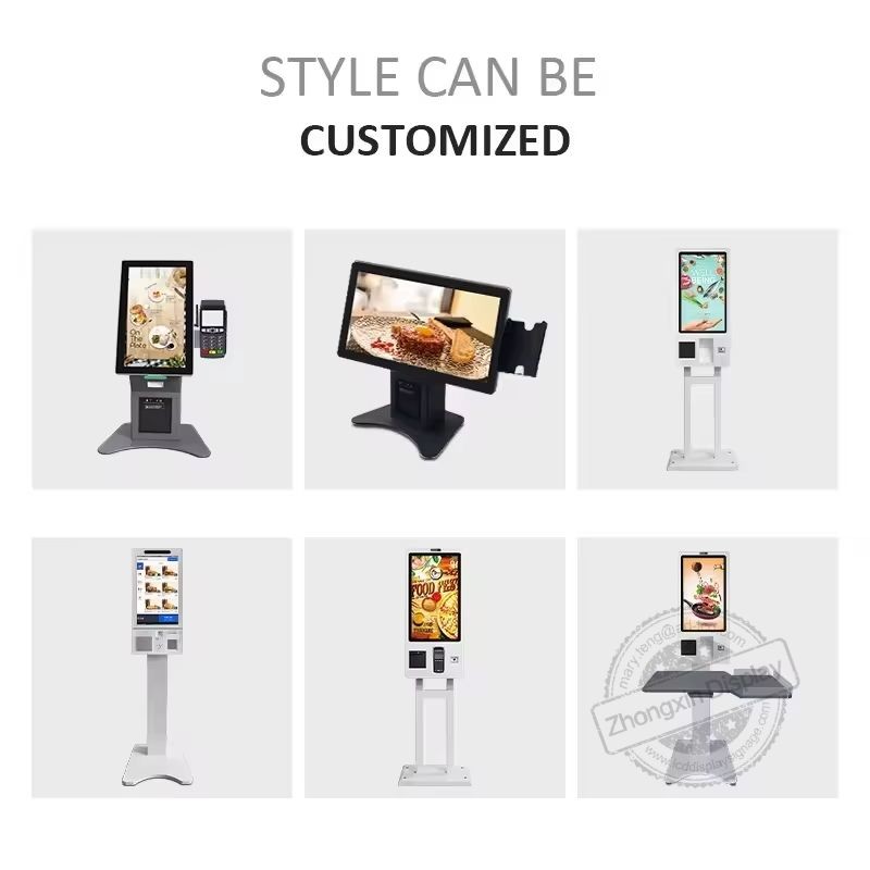 15.6" Self Service Order Fast Food Tablet POS Payment Kiosk with Capacitive Touch Optional Touch Screen