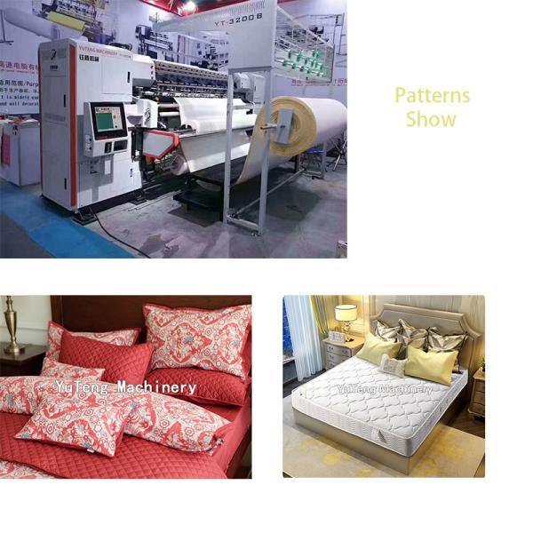Industry Mattress Panel Multi Needle Quilt Quilting Machine low noise