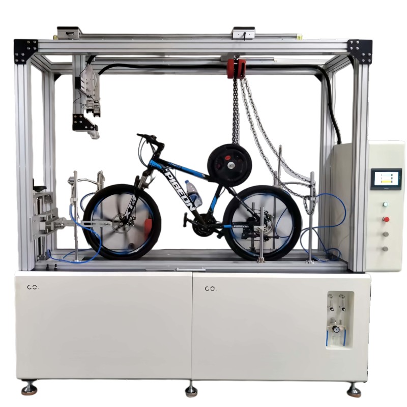 Caster Radial Fatigue Testing Machine-PLC Touchscreen Control | Abrasion Tester HUAKAI Brand