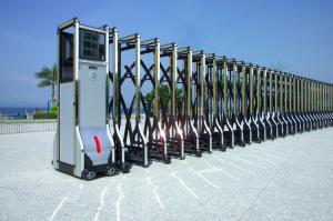 China Trackless Operation Wireless Automatic Folding Gate of LED Display wholesale