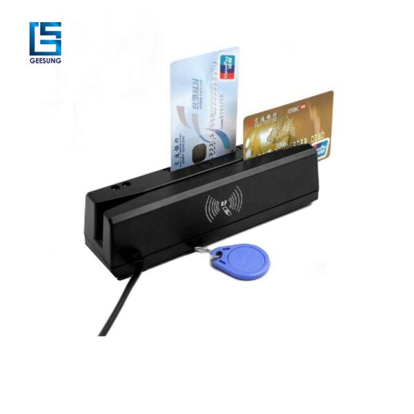 Quality FCC 4 In 1 Credit Card Reader Writer / ISO 7811 Chip Card Writer for sale