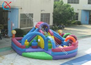 Factory OEM/ODM Inflatable Fun City Funny Inflatable Bouncy House With Slide Castle