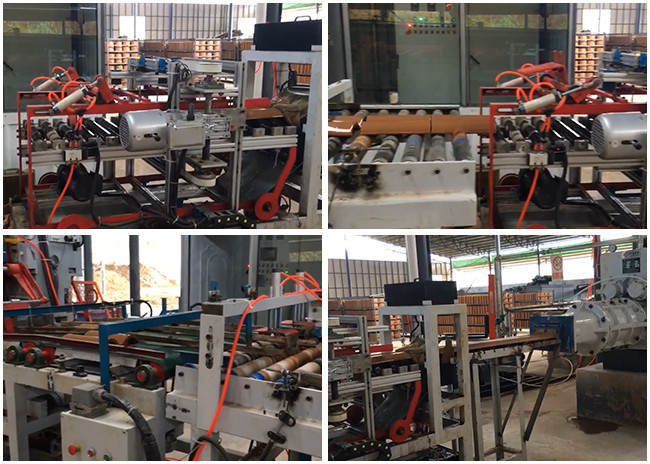 22 Channel Clay Tile Making Machine Extruding Tile Maker Machine