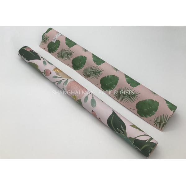 Xmas Pink Wrapping Paper Roll , Patterned Luxury Christmas Gift Wrapping Paper