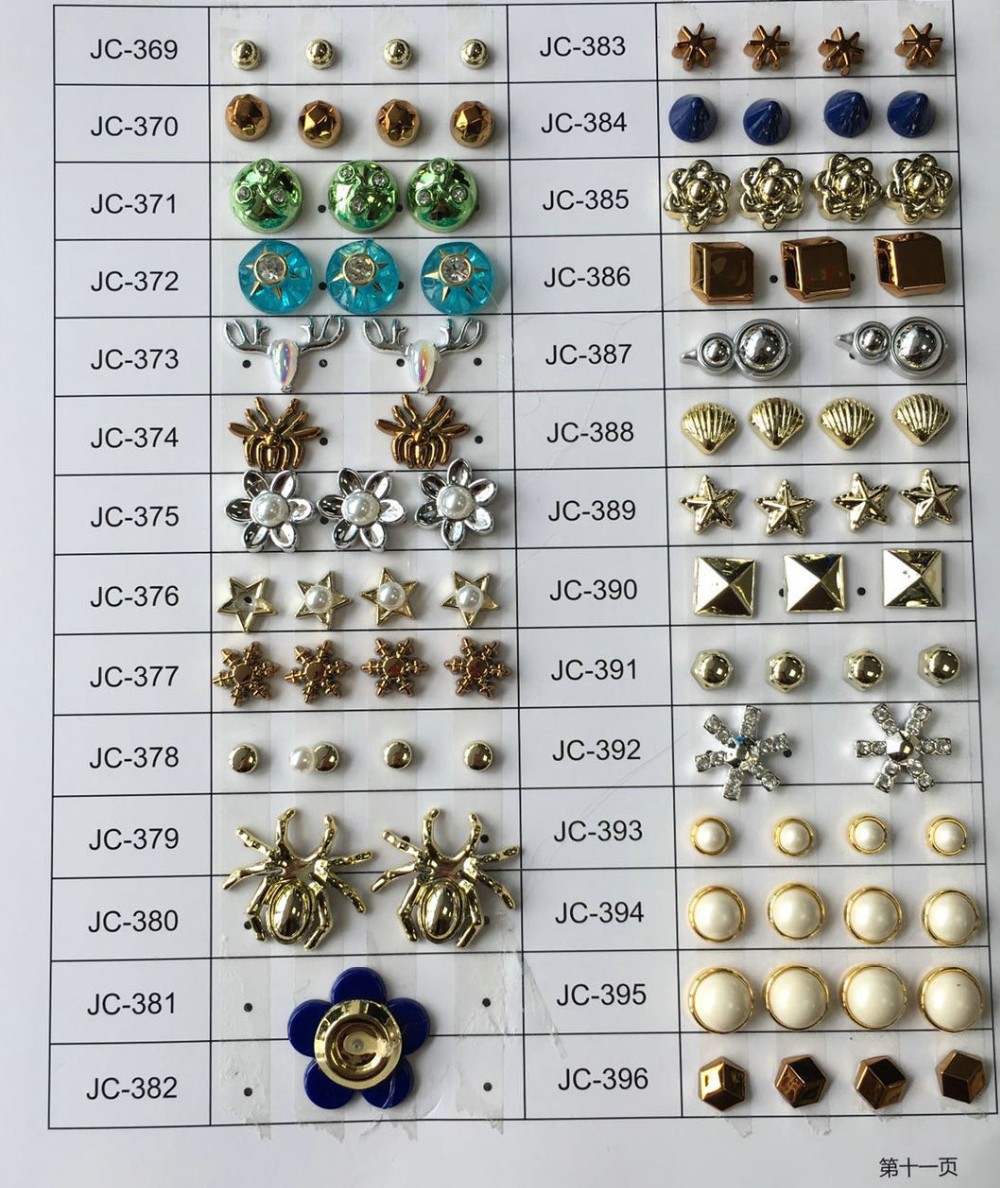 2021garment accessory rhinestone decoration plastic rivet for women shoes