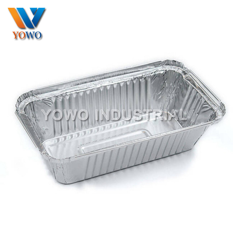 Recyclable 260ml Disposable Aluminum Foil Food Containers
