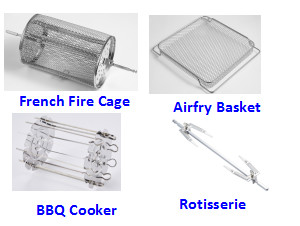 24L Golden Volume 2200w Multi Functional Air Fryer Oven