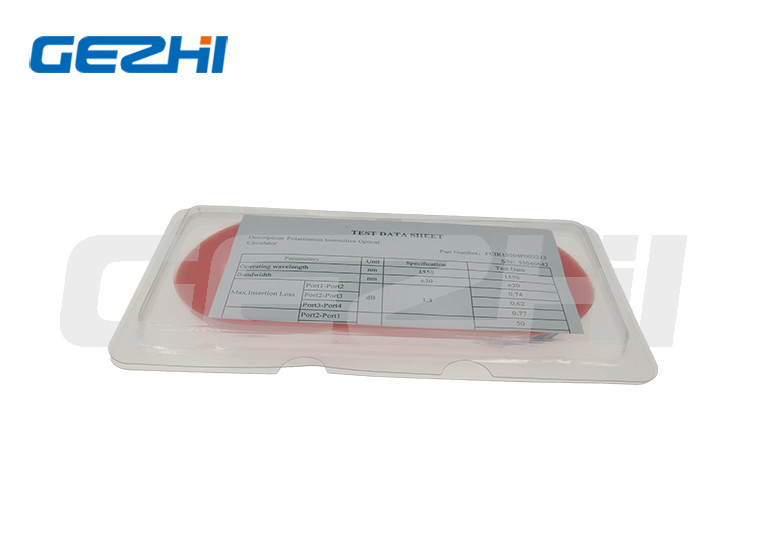 Low Insertion Loss Fibre Optic Circulator Four Port For CATV System