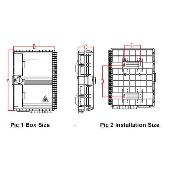 ABS 16 Core FTTH Terminal Box CTO Fiber Splitter Distribution Box