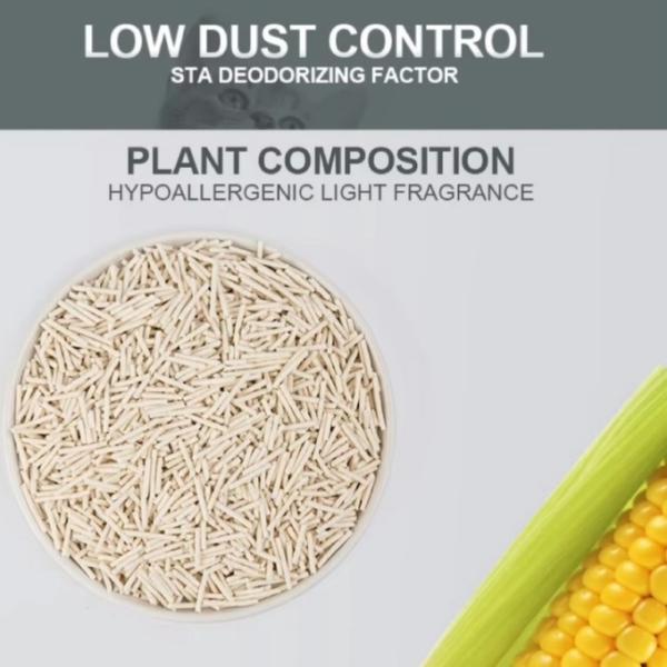 Quick Clumping Natural Kitty Litter OEM ODM Biodegradable Kitty Litter