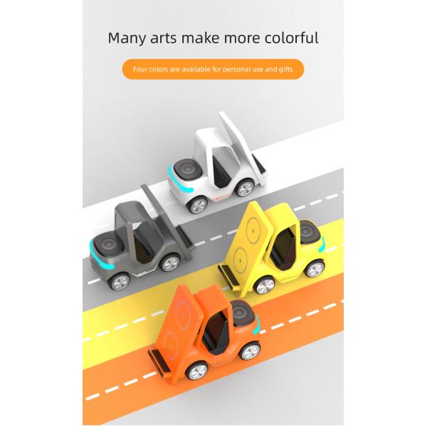 4 In1 Fast 15w Wireless Charging Station Car Shape Truck Shaped With Night Light