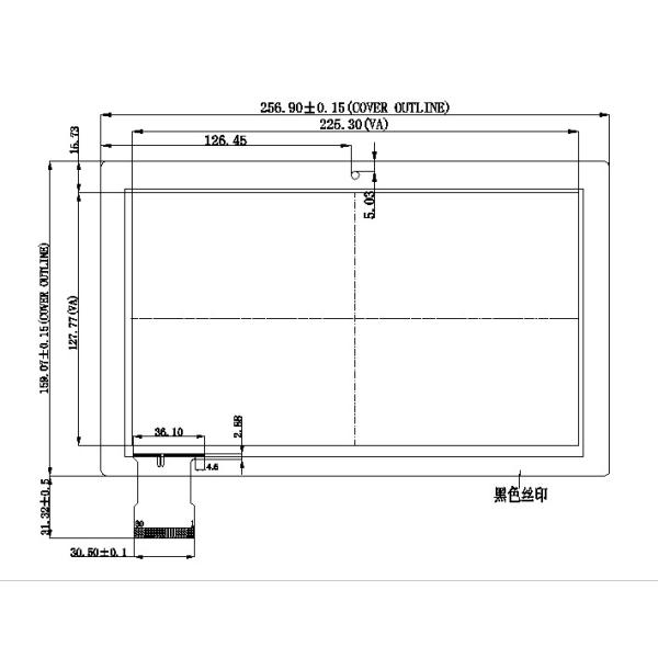 GG Structure Waterproof Touch Panel , 10.1 Usb Touch Screen Plug And Play