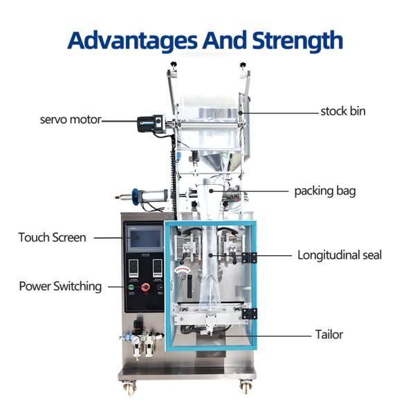 Automatic 200KG SUS304 Stainless Steel Liquid Filling Sealing Machine