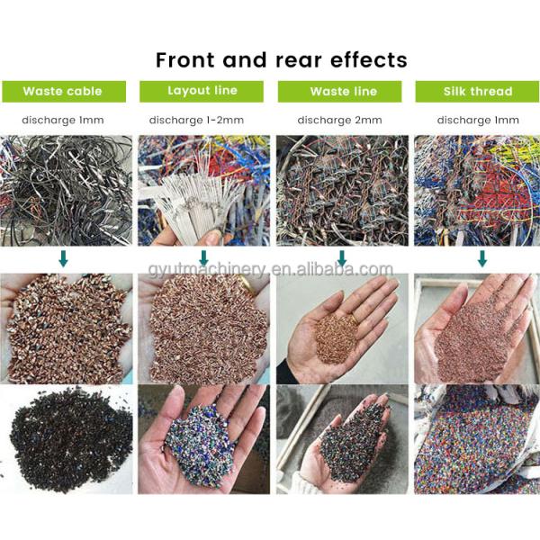 Copper Wire Recycling Machine C03 Function Scrap Copper Cable Crusher and Separator