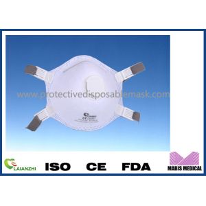China Daily White Valved 4ply 3D Fp3 Disposable Mask wholesale