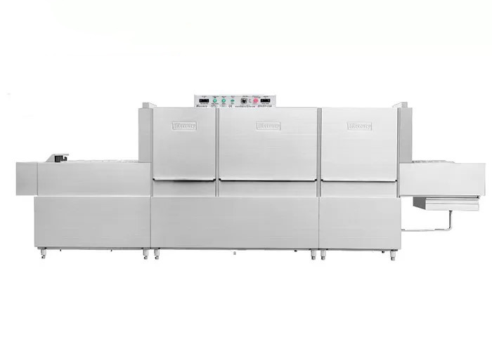 China Double Tank 380V 66kw Industrial Restaurant Dishwasher wholesale