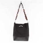 Polyester Canvas Crossbody Shoulder Bag With Plastic Chain