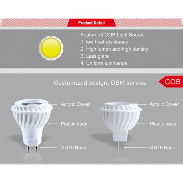 LED lights gu10 5W LED spot light wholesale