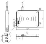 BRD-DC06 RFID UHF Reader Smart RFID Tag Writer and Reader USB Tablet Desktop ISO