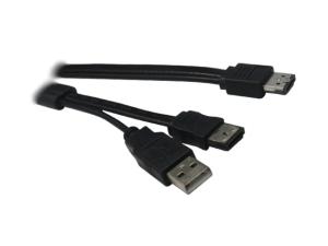 China Power over esata to esata and usb adaptor cable ,USB Plus to ESATA+USB extension cable wholesale